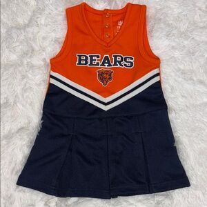 NFL Chicago Bears Toddler Girls Cheer Dress Size 2T cheerleader